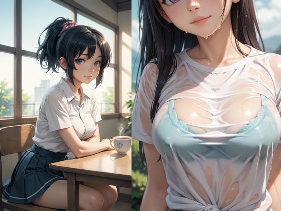 サンプル画像1:店長は巨乳のバイト女子のノーブラ誘惑プンプンに負けてまだ女子〇◯なのに理性を忘れて勢い余って手を出してしまった…(teruteru坊主) [d_518492]