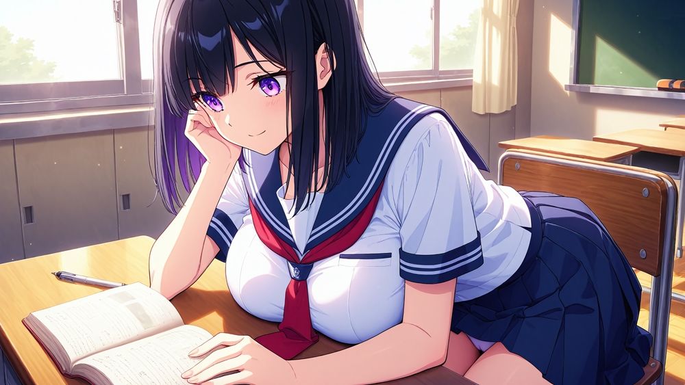 サンプル画像3:爆乳金髪と黒髪エースが新任コーチと秘密の個人レッスン！二人の競泳選手の淫らな放課後【4K】【FANZA専売】(ニート印刷所) [d_518520]