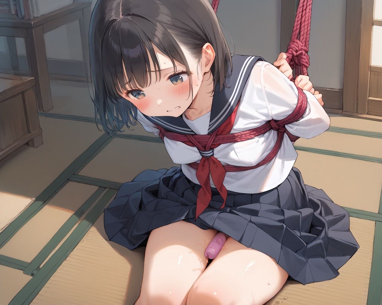 サンプル画像5:終わらない調教…変態おじに襲われた少女(むちふわドーナツ) [d_518594]