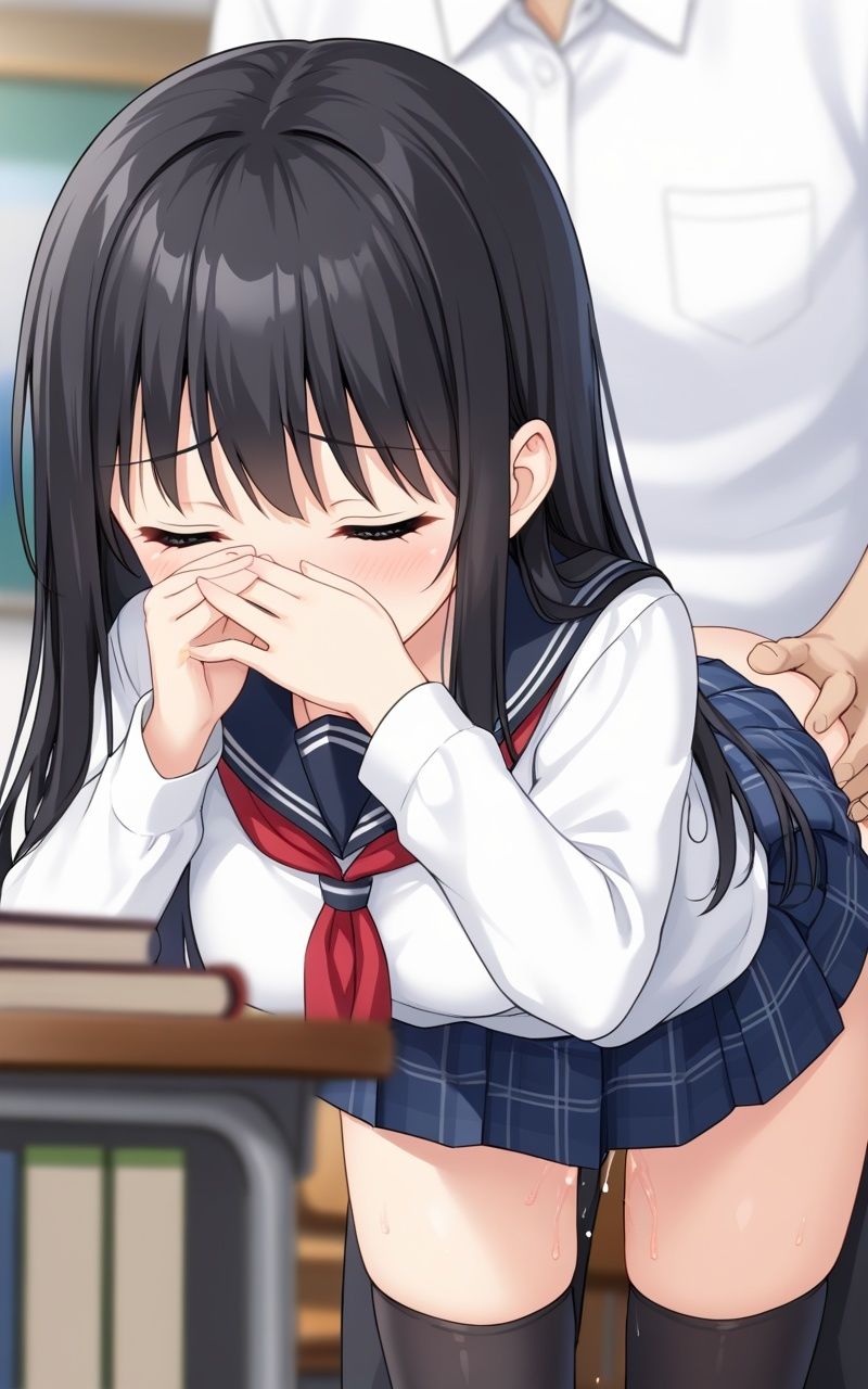 サンプル画像6:挑発がすぎる淫乱女子校生、ムラムラの果てに理性崩壊(官能アートラボ) [d_518616]