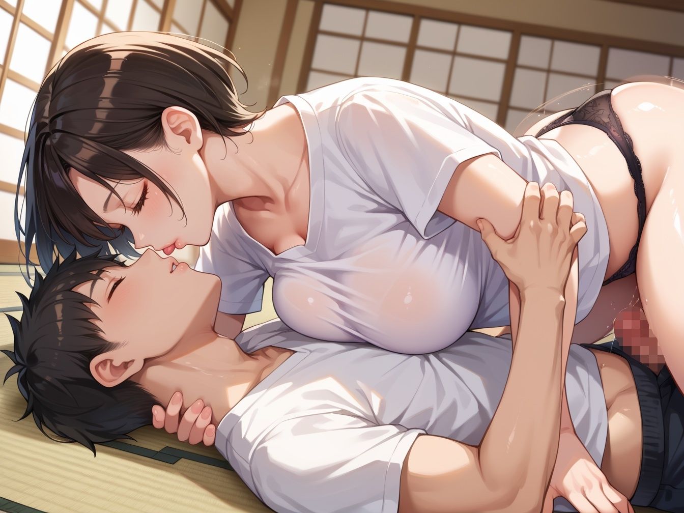 サンプル画像4:ヤリマン女子校生・種付け合宿 〜バスケ部女子たちハメ倒し！〜(妄想マカロン) [d_518665]