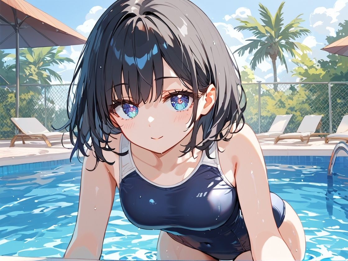 サンプル画像2:放課後に雌になる、爆乳水泳部娘(ひなたのひよこ) [d_518689]