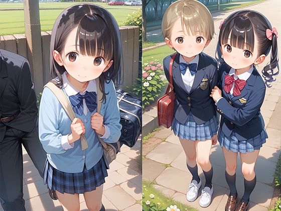 サンプル画像1:ウブなスク水少女と性交(マジカルきなこ) [d_518738]