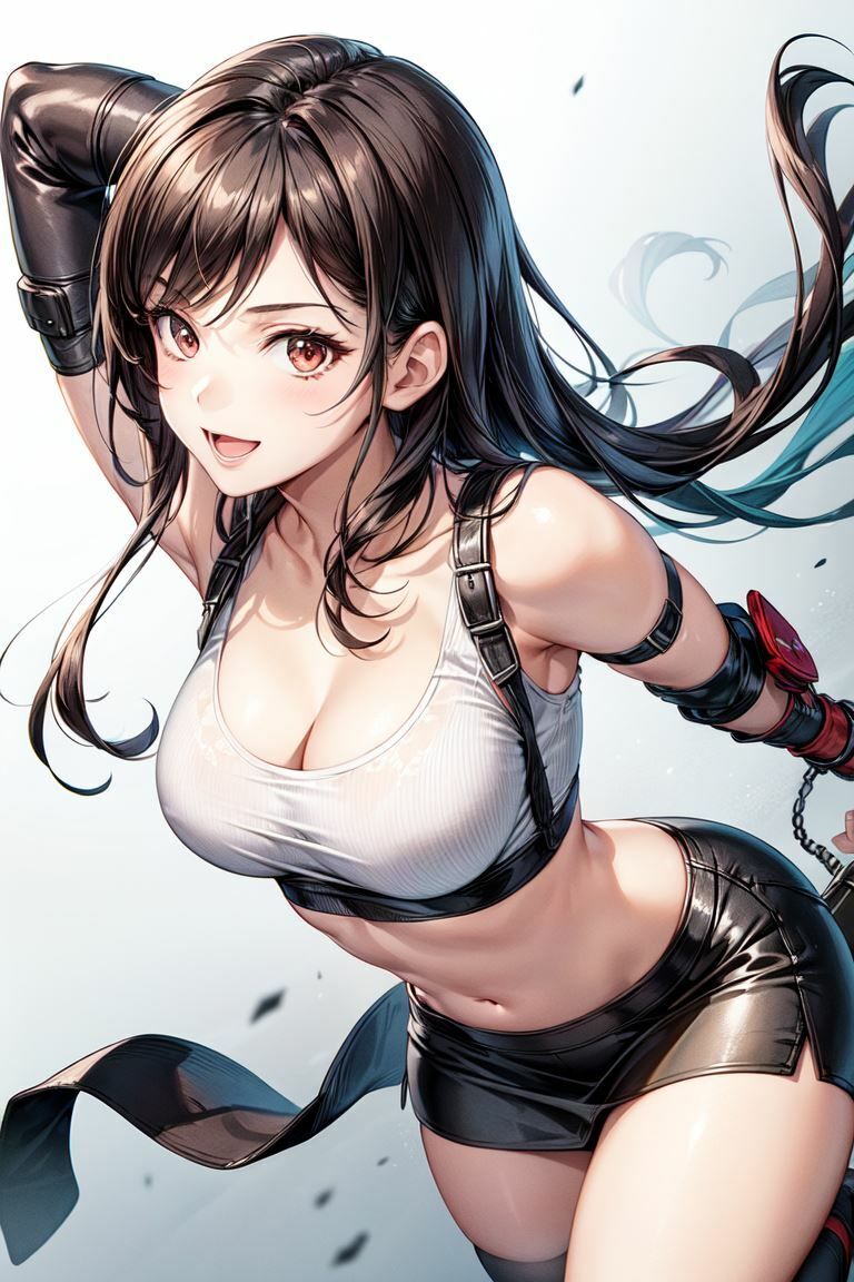 サンプル画像2:ティファさんの魅力的な身体(ラブリーパンチ（パロディ）) [d_518827]