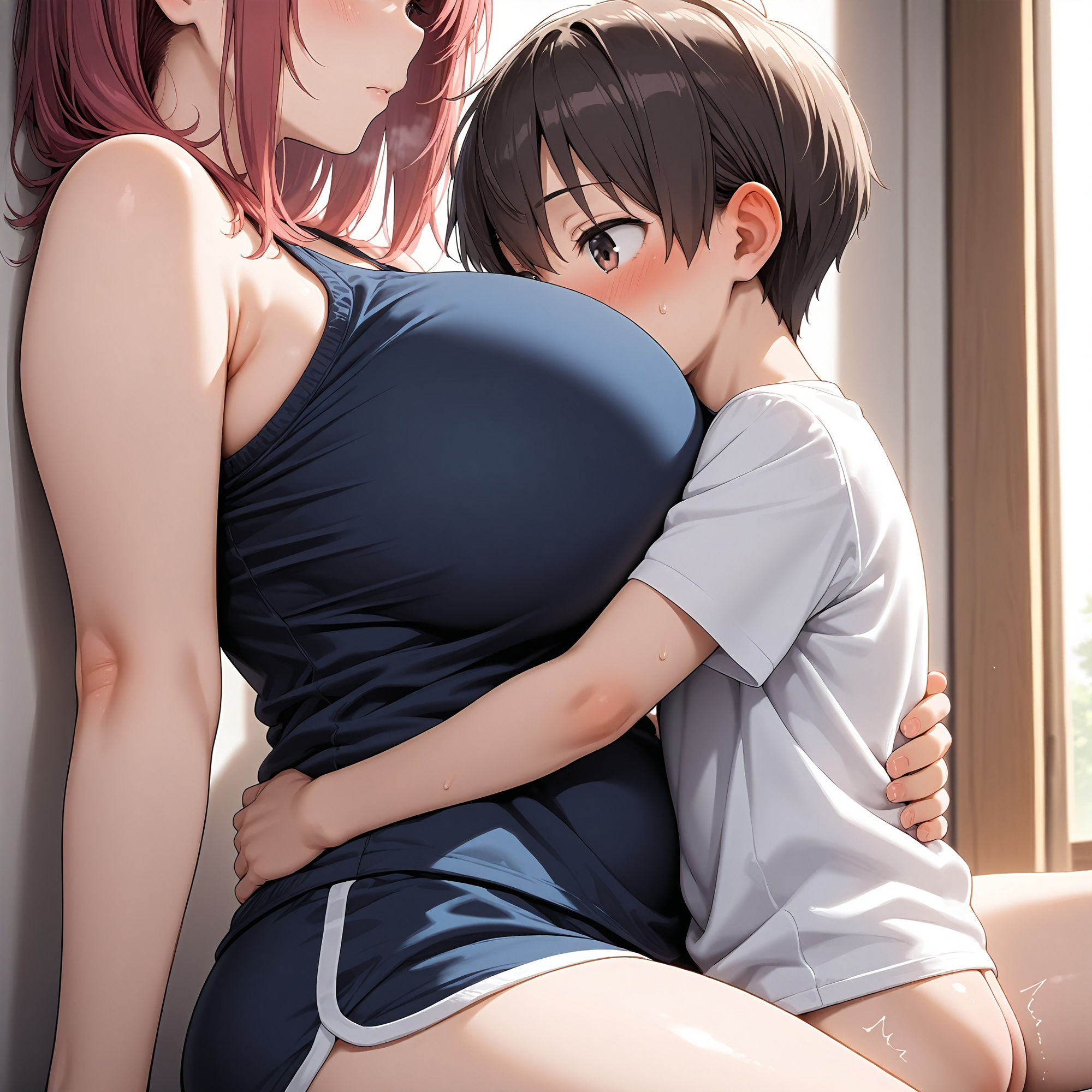 サンプル画像6:でかいお姉さんに埋もれるやつ 彩りMix(Arymada) [d_518879]