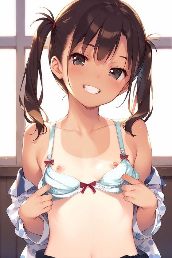 サンプル画像4:つるぺた日焼けロ◯少女のまる見えオ◯ニー 騎◯位(あんあんつけぼー) [d_519025]