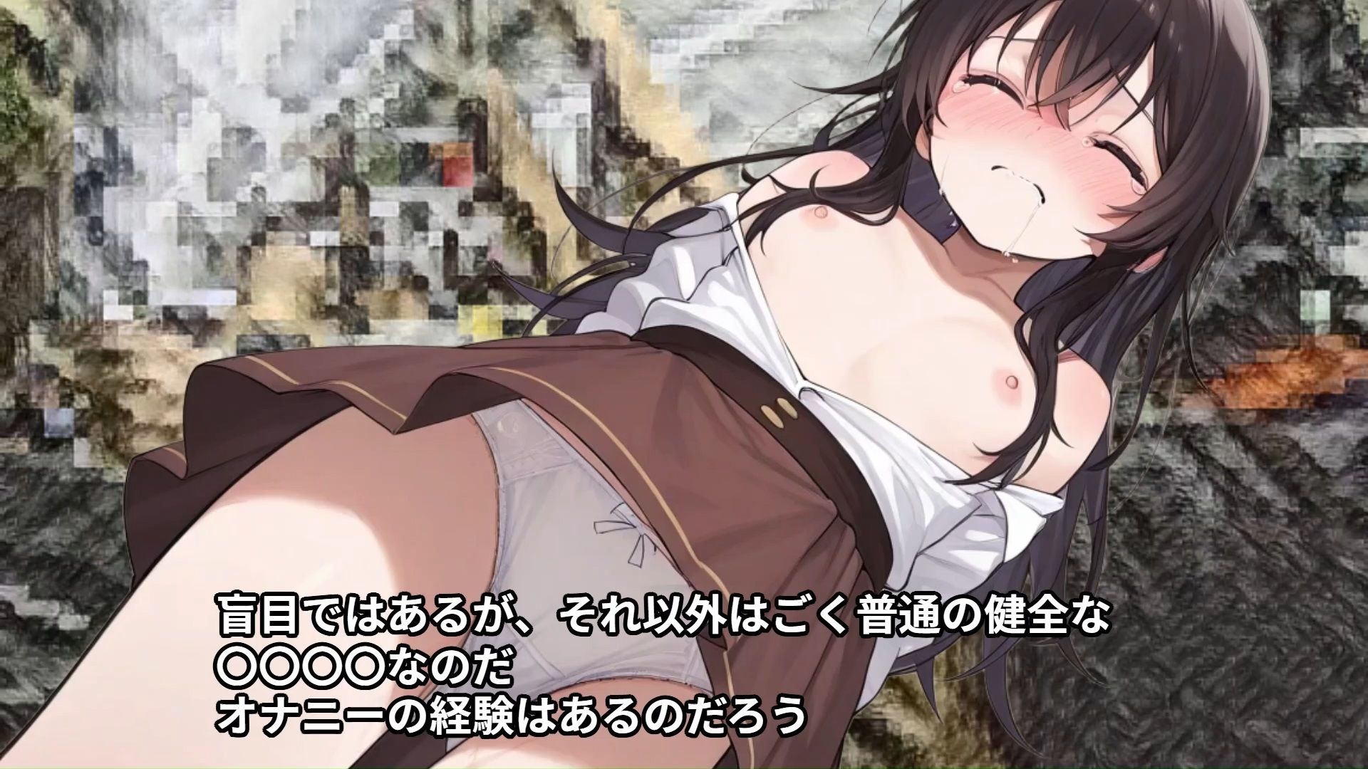 【完全痴●マニュアル】初めて満員電車に乗った盲目の少女が親切そうに近づいてきた痴●に絶頂させられ、その後痴●再現ドキュメンタリーでセカンドレ●プされる話（前編）