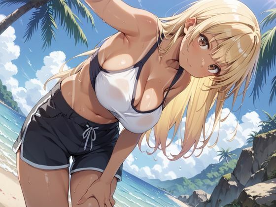 サンプル画像1:隣の褐色娘は爆乳で性欲発散！！(おちんこぽん) [d_519047]