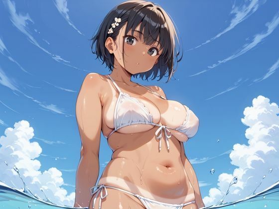 サンプル画像1:とろとろおま●この黒ギャルと汗だくになる禁断の夏休み(おちんこぽん) [d_519052]