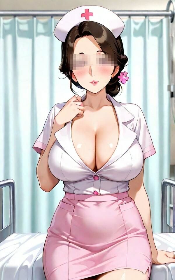 サンプル画像5:豊満ナースの過剰ケア  触れてはいけないその膨らみ(AI幻想工房) [d_519090]
