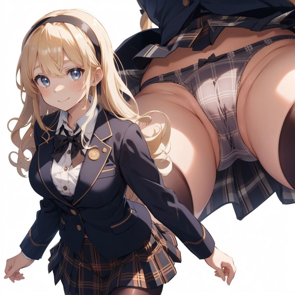 サンプル画像1:金髪お嬢様のえちえちおパンツ盗撮アングル Vol.1＋Vol.2(おパンツ専門店) [d_519310]