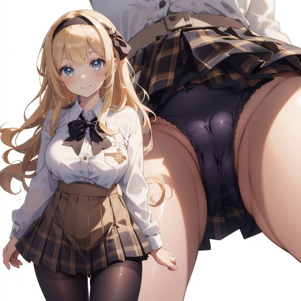 サンプル画像2:金髪お嬢様のえちえちおパンツ盗撮アングル Vol.1＋Vol.2(おパンツ専門店) [d_519310]