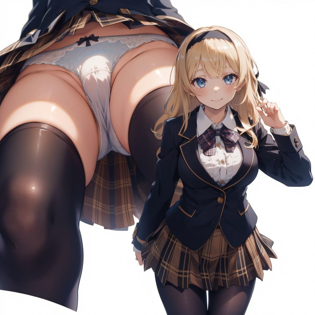 サンプル画像3:金髪お嬢様のえちえちおパンツ盗撮アングル Vol.1＋Vol.2(おパンツ専門店) [d_519310]