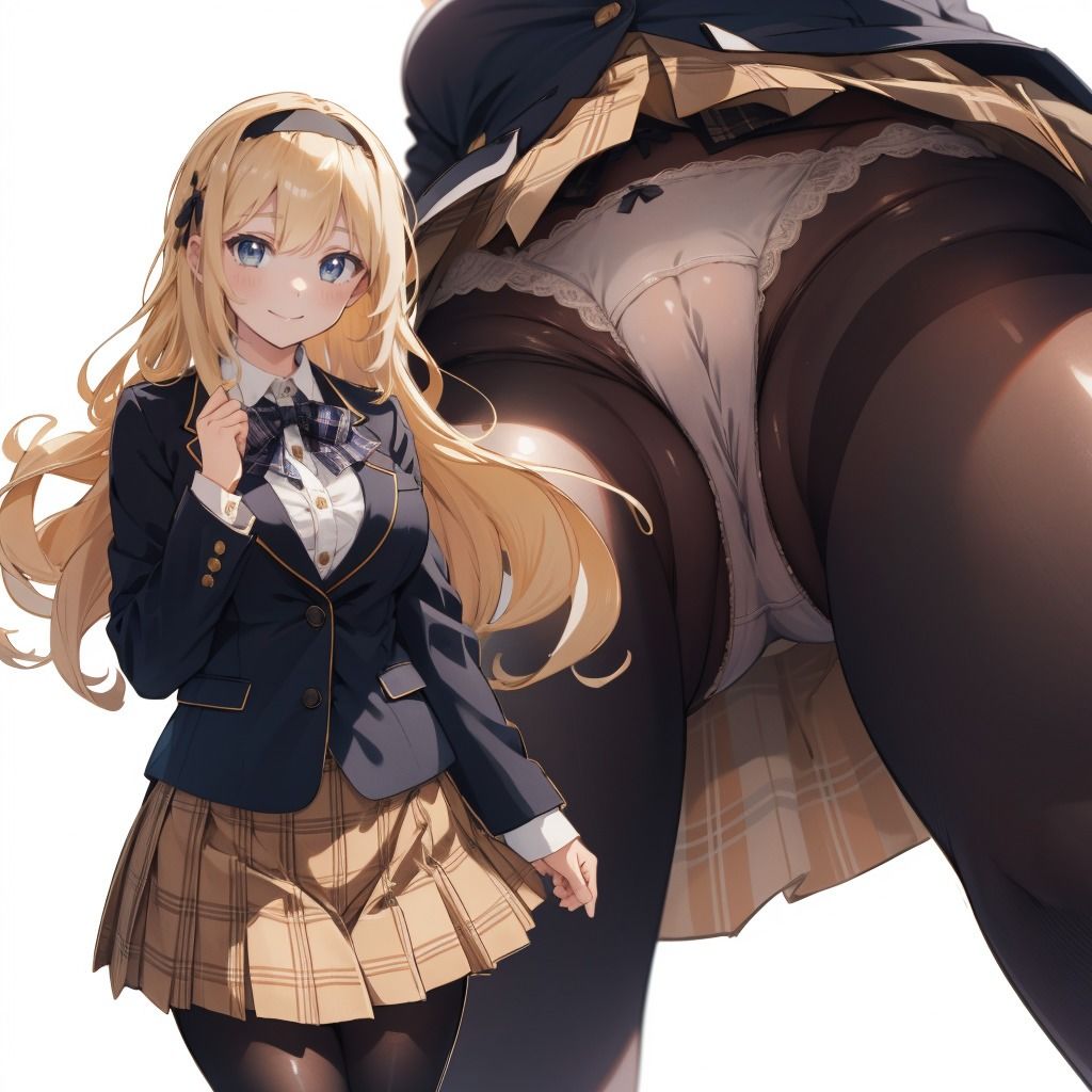 サンプル画像4:金髪お嬢様のえちえちおパンツ盗撮アングル Vol.1＋Vol.2(おパンツ専門店) [d_519310]