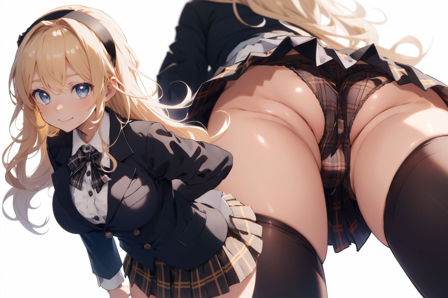 サンプル画像6:金髪お嬢様のえちえちおパンツ盗撮アングル お尻編 Vol.1＋Vol.2(おパンツ専門店) [d_519358]