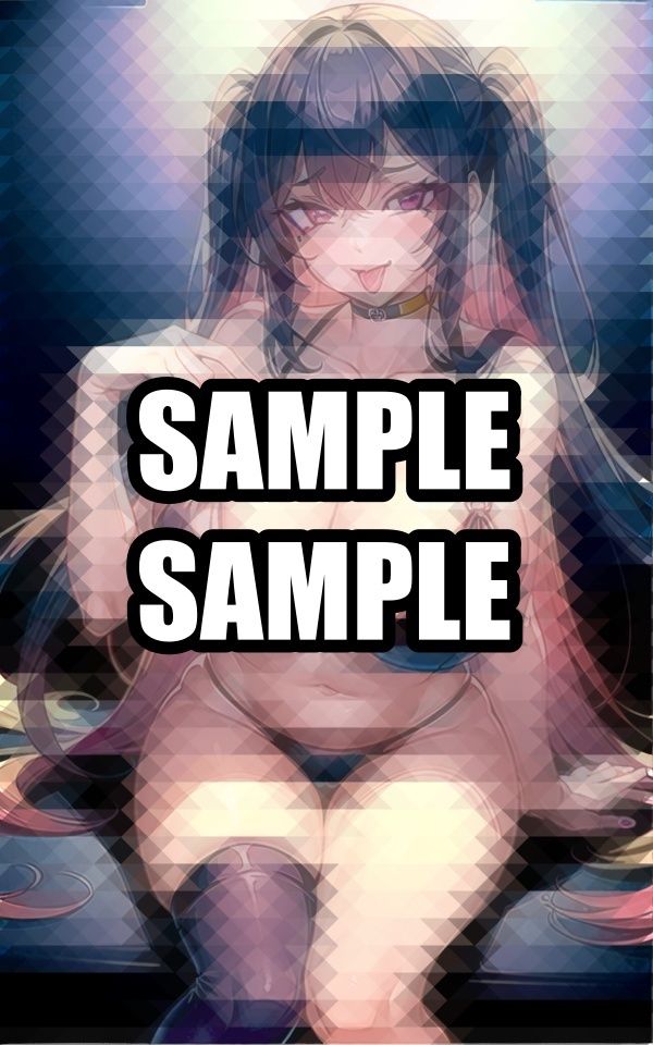 サンプル画像5:舌だし下着美女イラスト集(えしゃえしゃ) [d_519423]