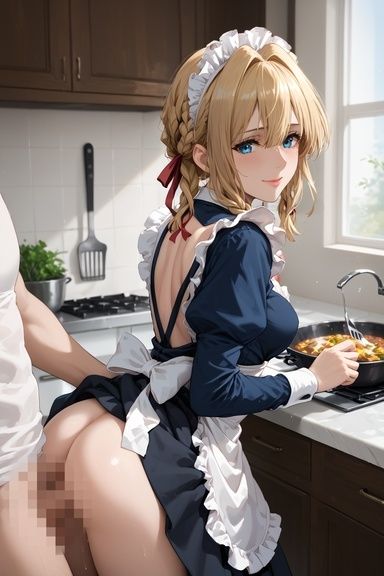 サンプル画像5:ご奉仕自動人形(AIしののめ) [d_519496]