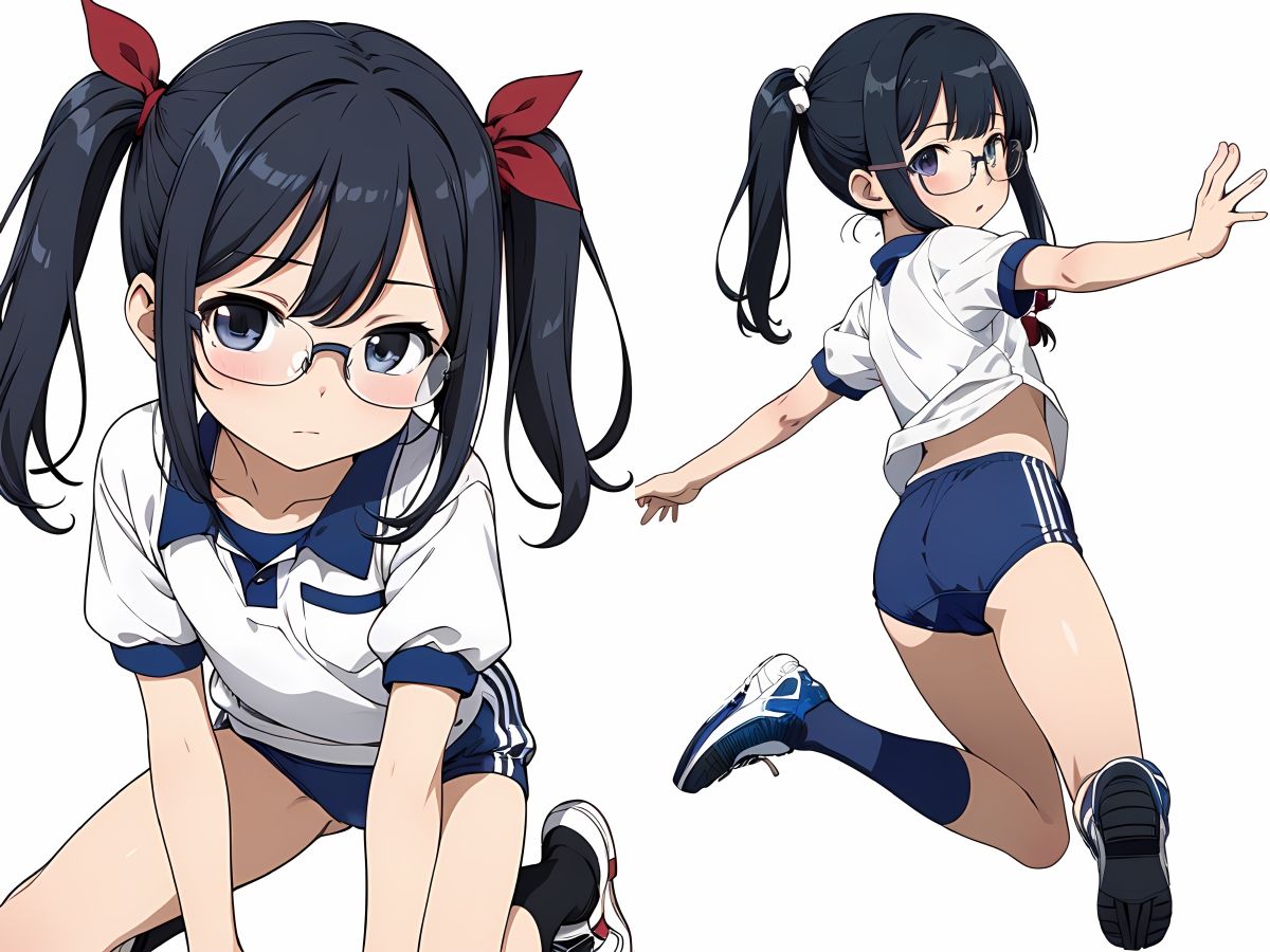 サンプル画像6:気まぐれAI眼鏡ッ娘コスプレランダム001(牡丹桜) [d_519545]