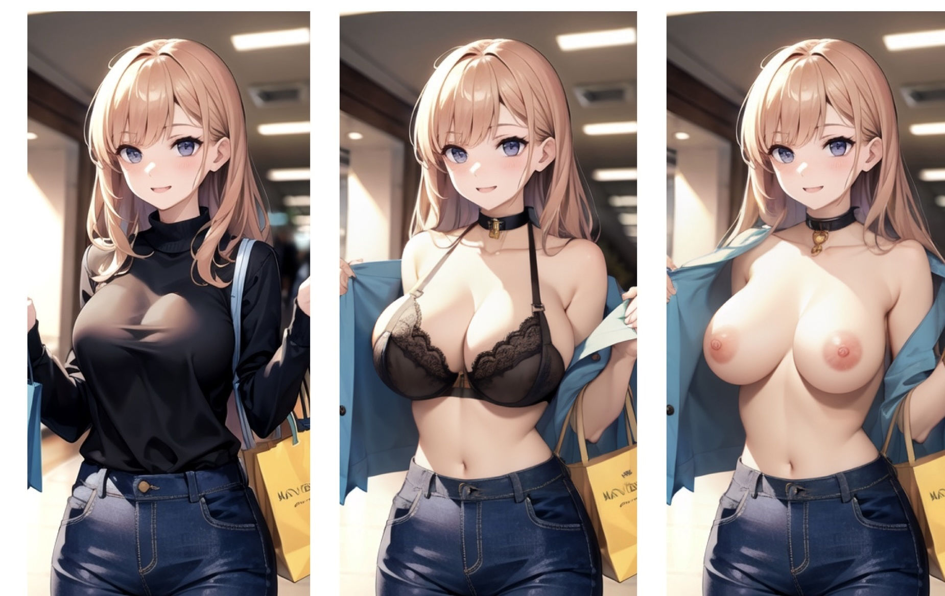 サンプル画像6:脱がされ少女 色んな女の子編01(スチームブック) [d_519548]