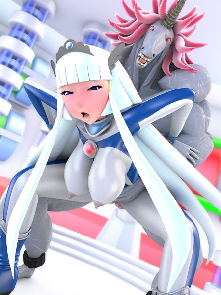 サンプル画像1:銀河捜査官ブレイブ☆ビュティナVSユニコーン星人＆インキュバス星人(四次元少女ネオス) [d_519553]