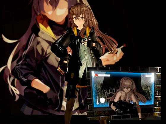 サンプル画像1:ガールズフロントラインからUMP45ちゃんが動画で登場！ゆーえむぴーよんごー(異世界転生) [d_519557]