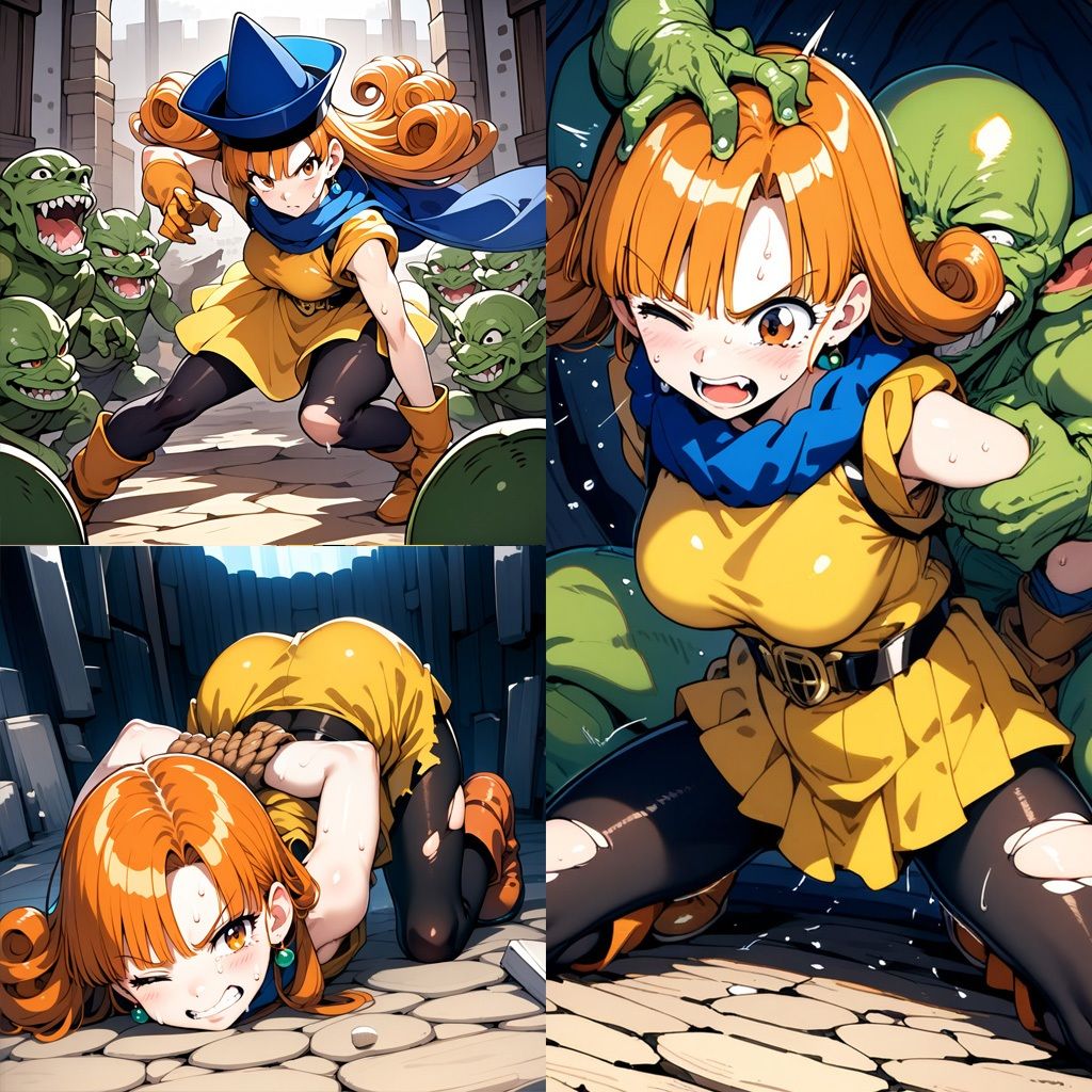 サンプル画像1:おてんば姫の冒険はここで終わってしまった！(ポチンキ) [d_519673]