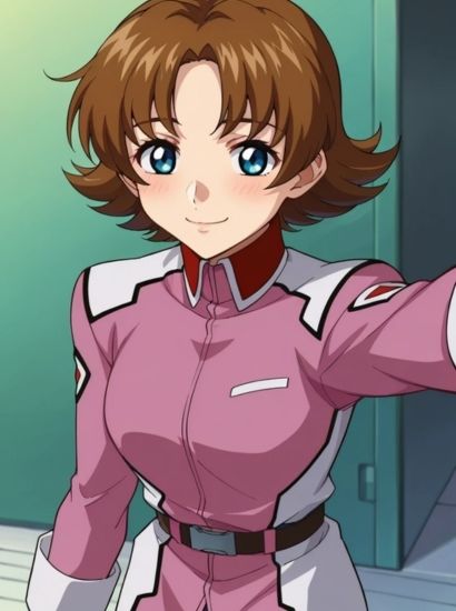 サンプル画像1:ガンダムSEEDのミリアリア・ハウから送られてきた自撮り写真(自撮りサークル  イカスミ工房) [d_519720]