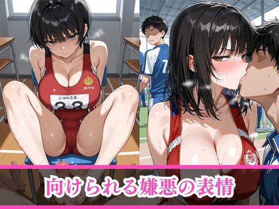 サンプル画像4:見下すあいつを孕ませ放題サブスク〜陸上部編〜(AI美女home) [d_519788]