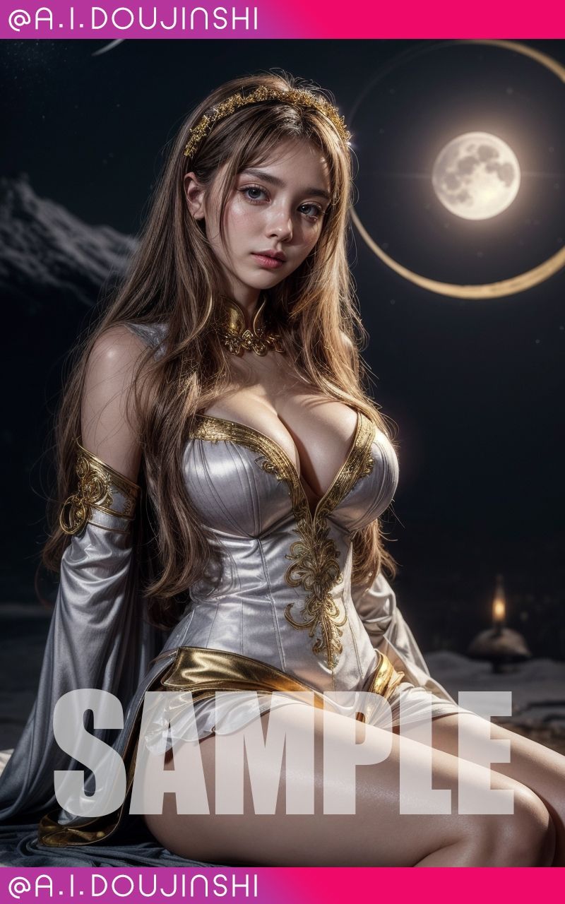 サンプル画像3:純潔を神に捧げる古代ギリシャ美爆乳神官@AI同人誌vol.090(爆乳@エーアイ) [d_519803]