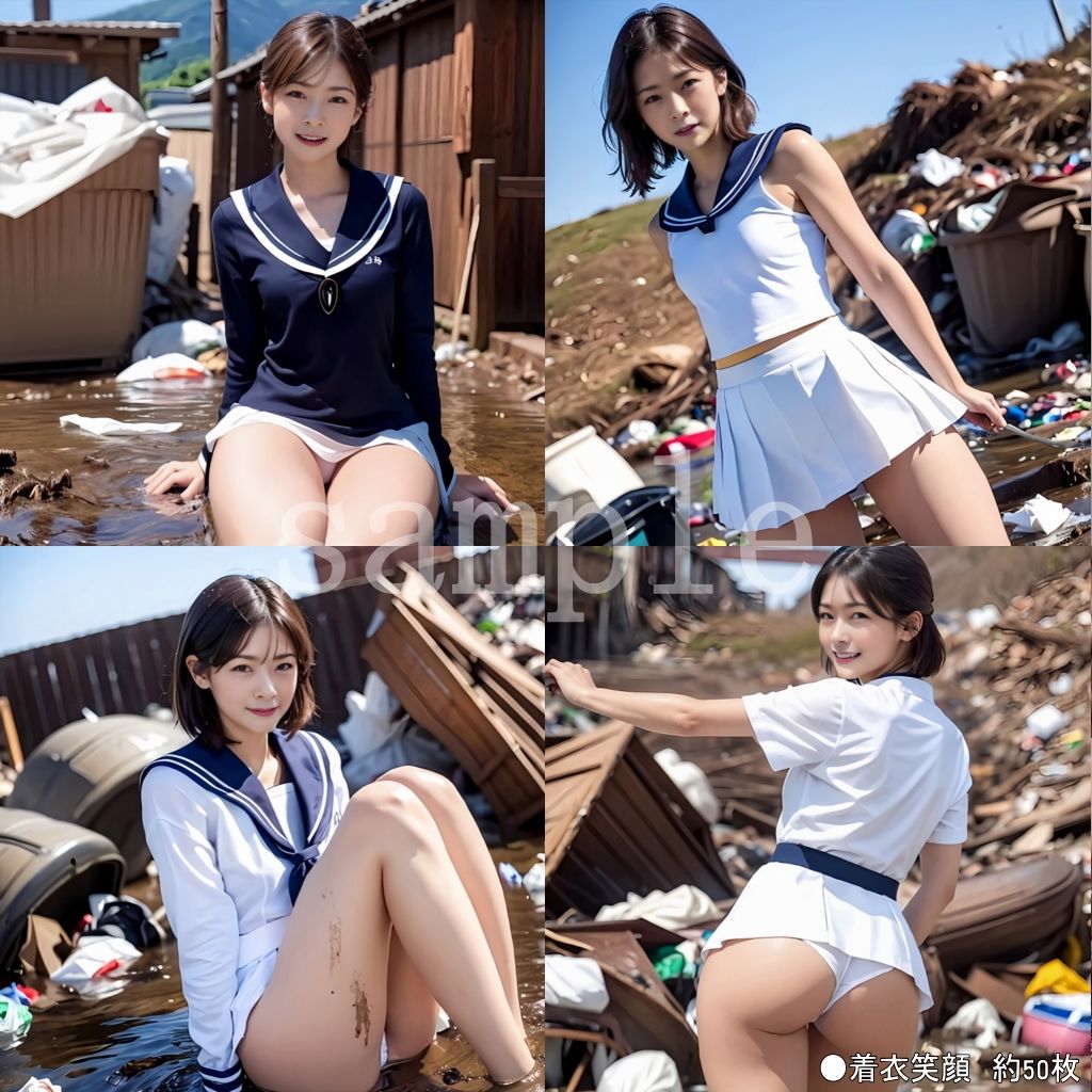 サンプル画像1:Sayaの変態日記/ゴミ捨て場セーラー服放置・触手爬虫類怪物編(人妻Sayaの変態日記) [d_519828]