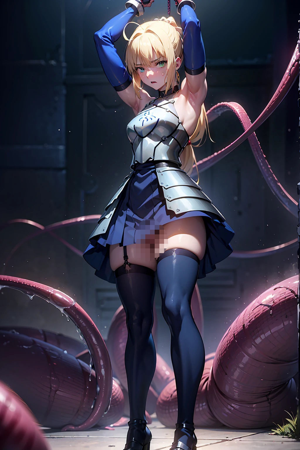 サンプル画像3:セ〇バー  触手に責められる（98枚）(ひぐまアート) [d_520047]