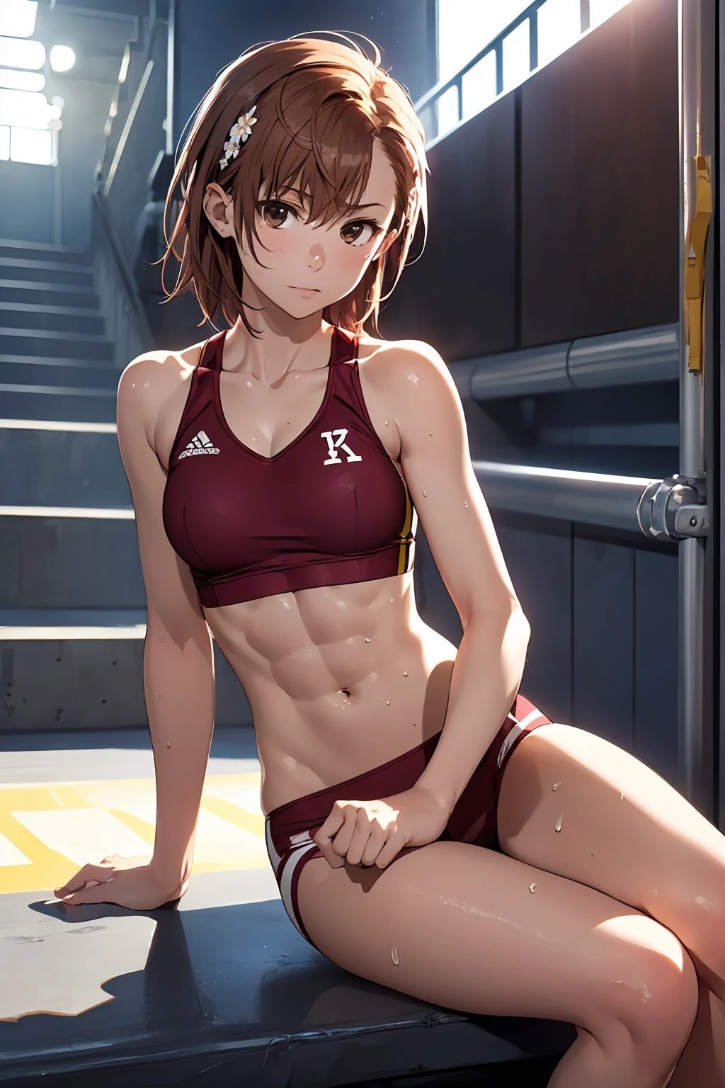 サンプル画像2:御坂〇琴 陸上ユニフォーム（96枚）(ひぐまアート) [d_520052]