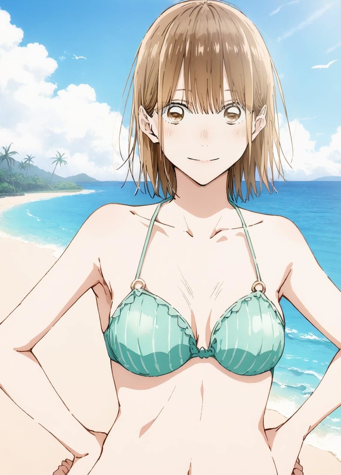 サンプル画像1:「アオのハコ」鹿野千夏セクシー写真集5（全500枚）(人の海) [d_520061]