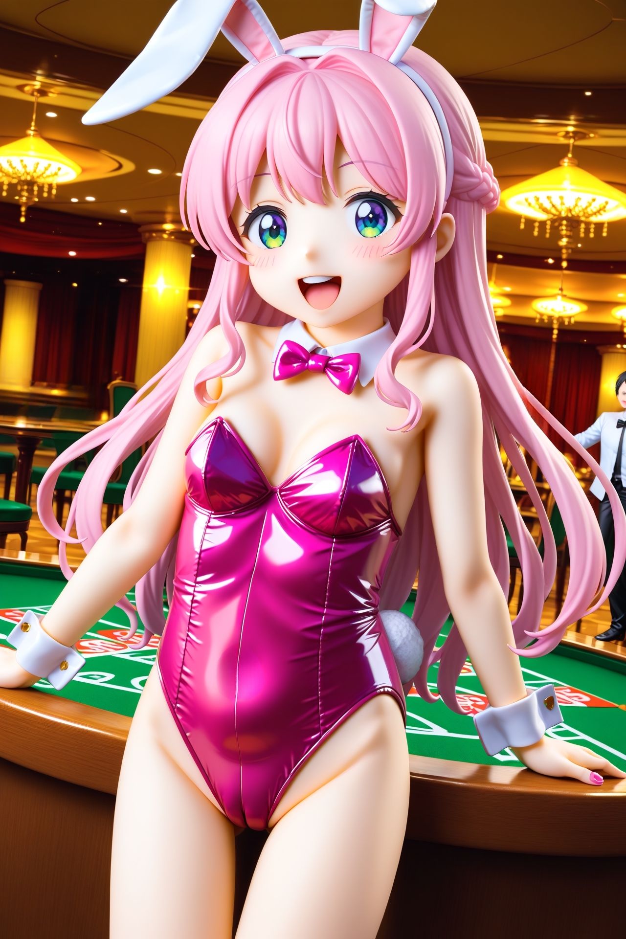 サンプル画像2:ミニチュア カジノ営業中(ハートパイン) [d_520074]