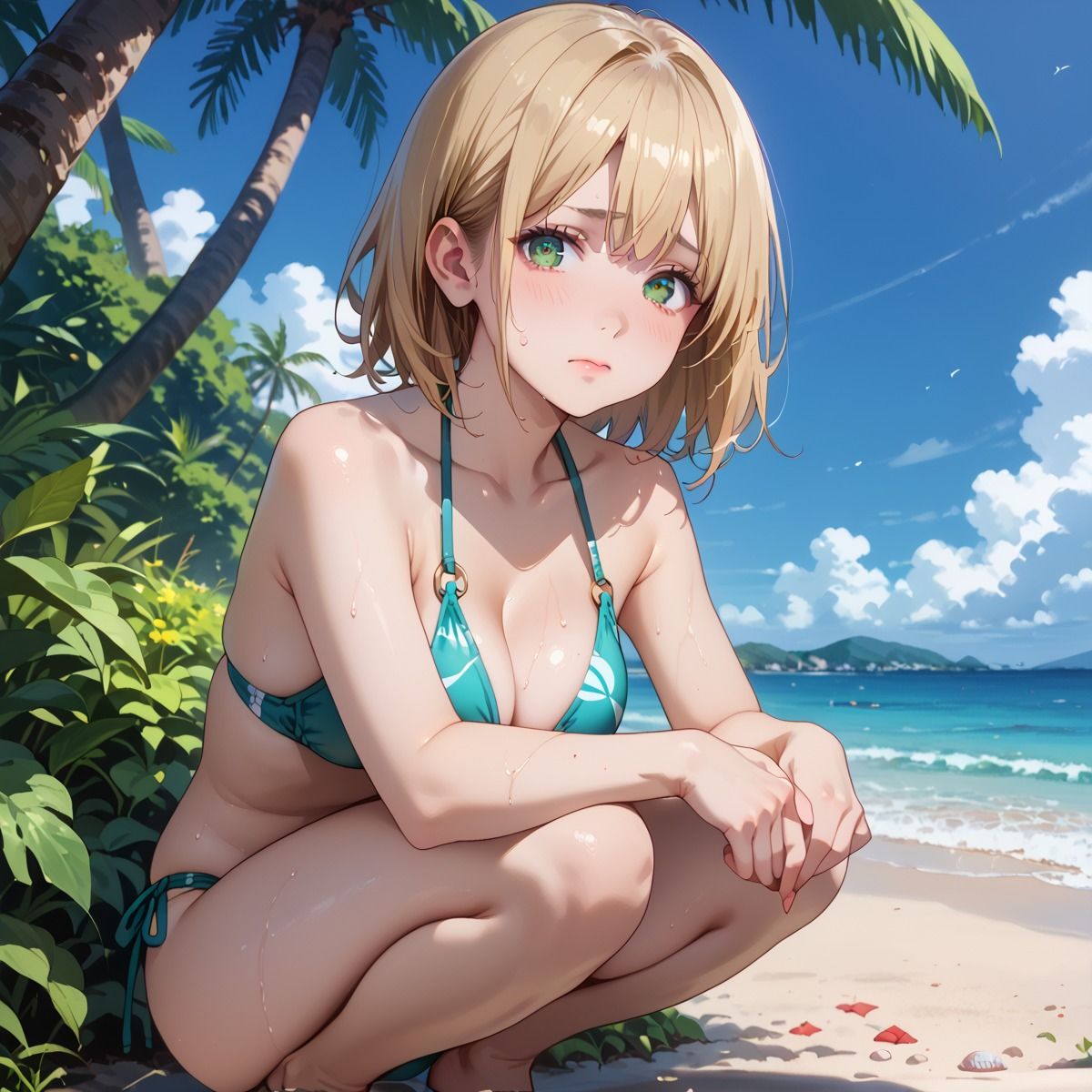 サンプル画像6:嵐で船が難破して，女の子だらけの島に漂着！？4(ぷにぷに.com) [d_520169]