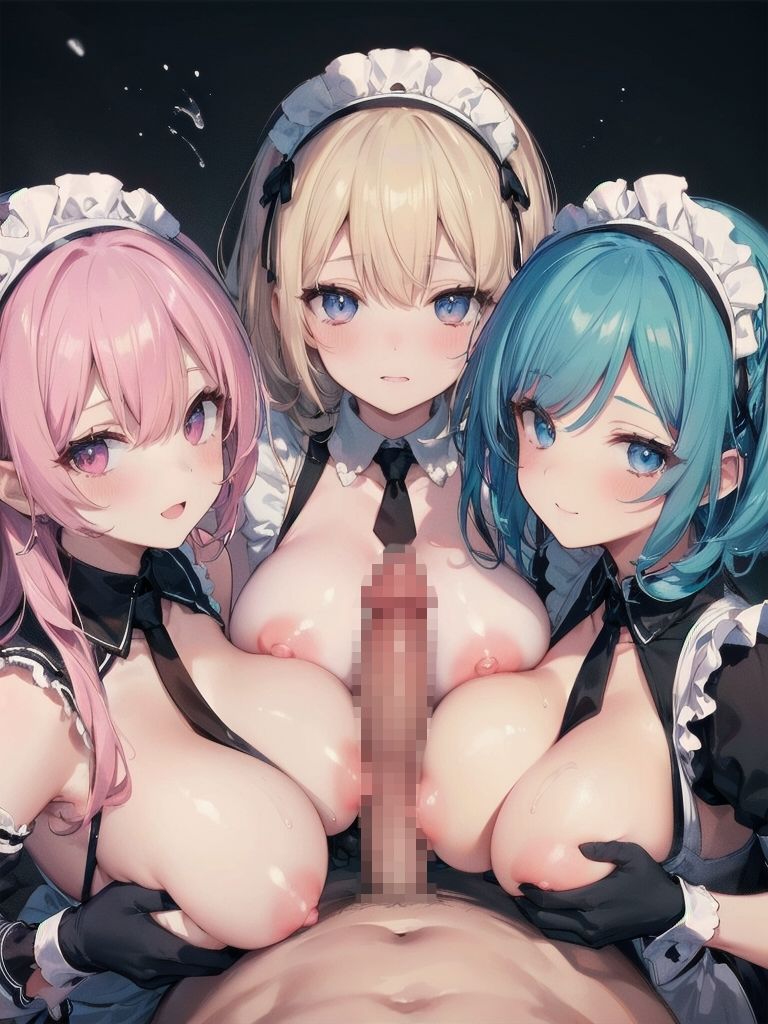 サンプル画像3:巨乳メイドとハーレムエッチ6(Shotgun Bride) [d_520181]