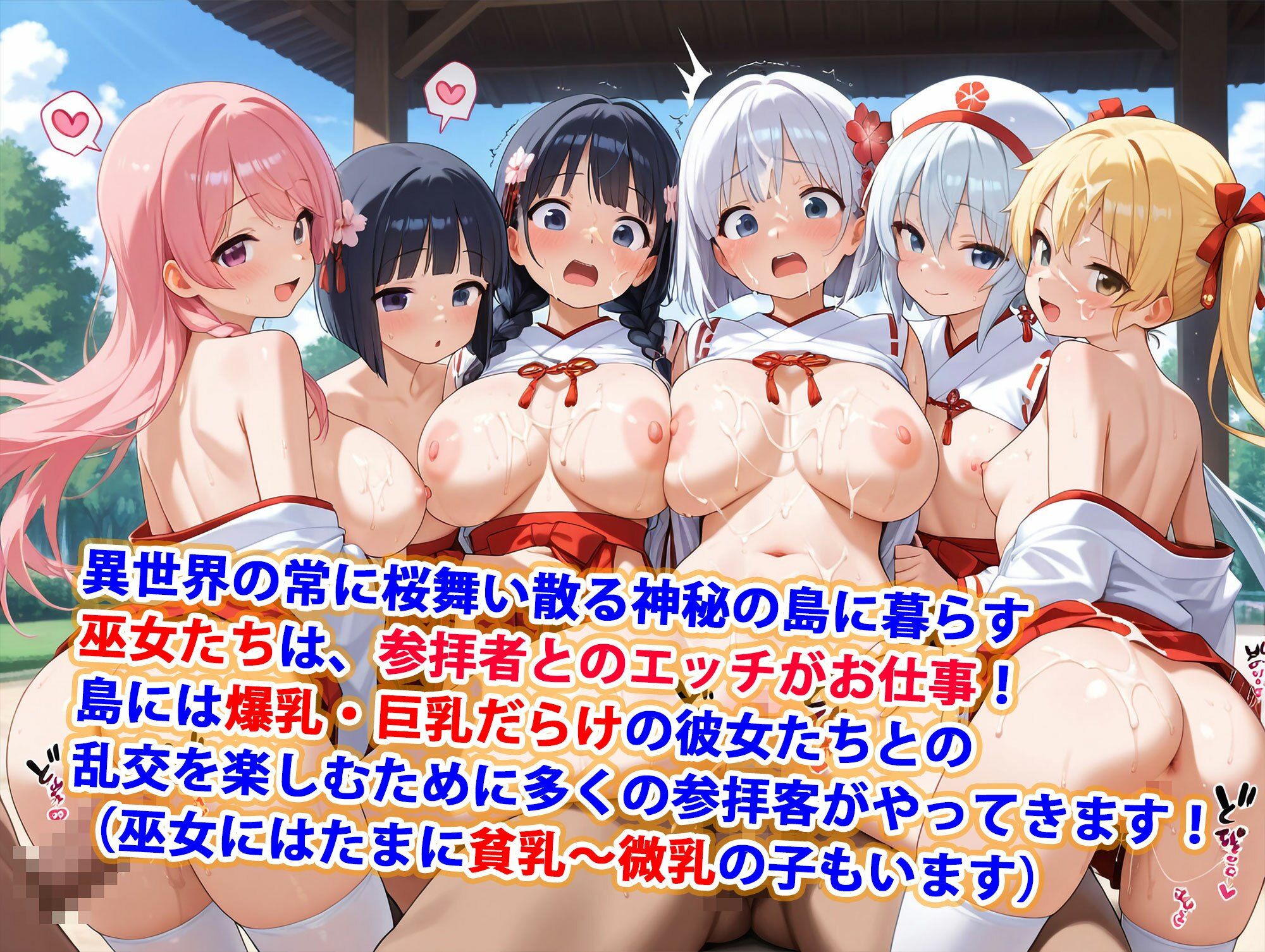 サンプル画像2:異世界爆乳物語〜神秘の巫女島乱交祭〜(異世界爆乳物語) [d_520202]