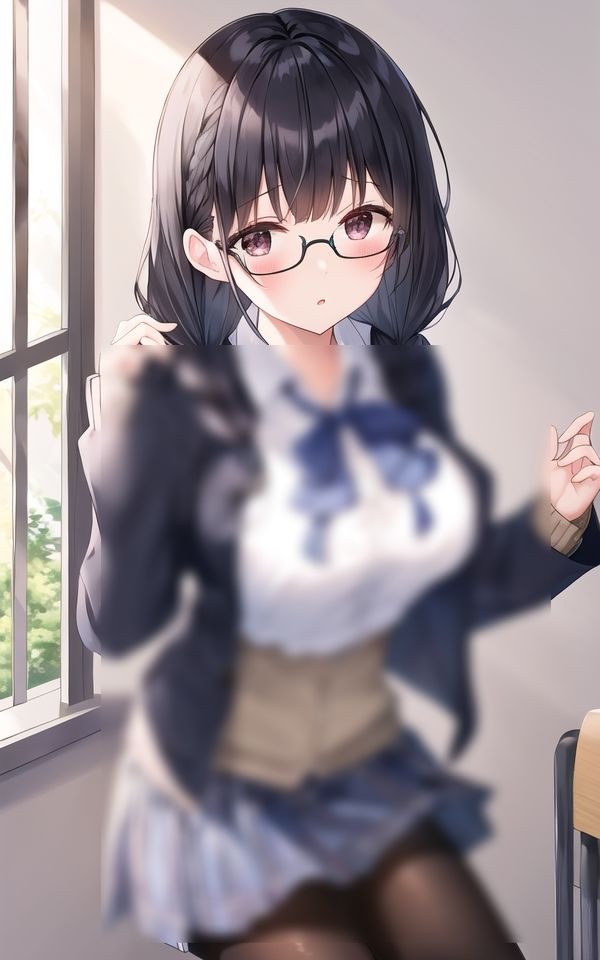 サンプル画像4:巨乳美女の着エロパンチラ(AIハピネス工房) [d_520379]