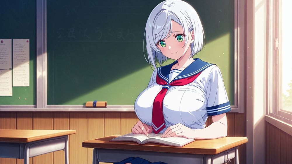 サンプル画像3:爆乳スク水美少女たちと秘密の課外授業【4K】【FANZA専売】(ニート印刷所) [d_520424]