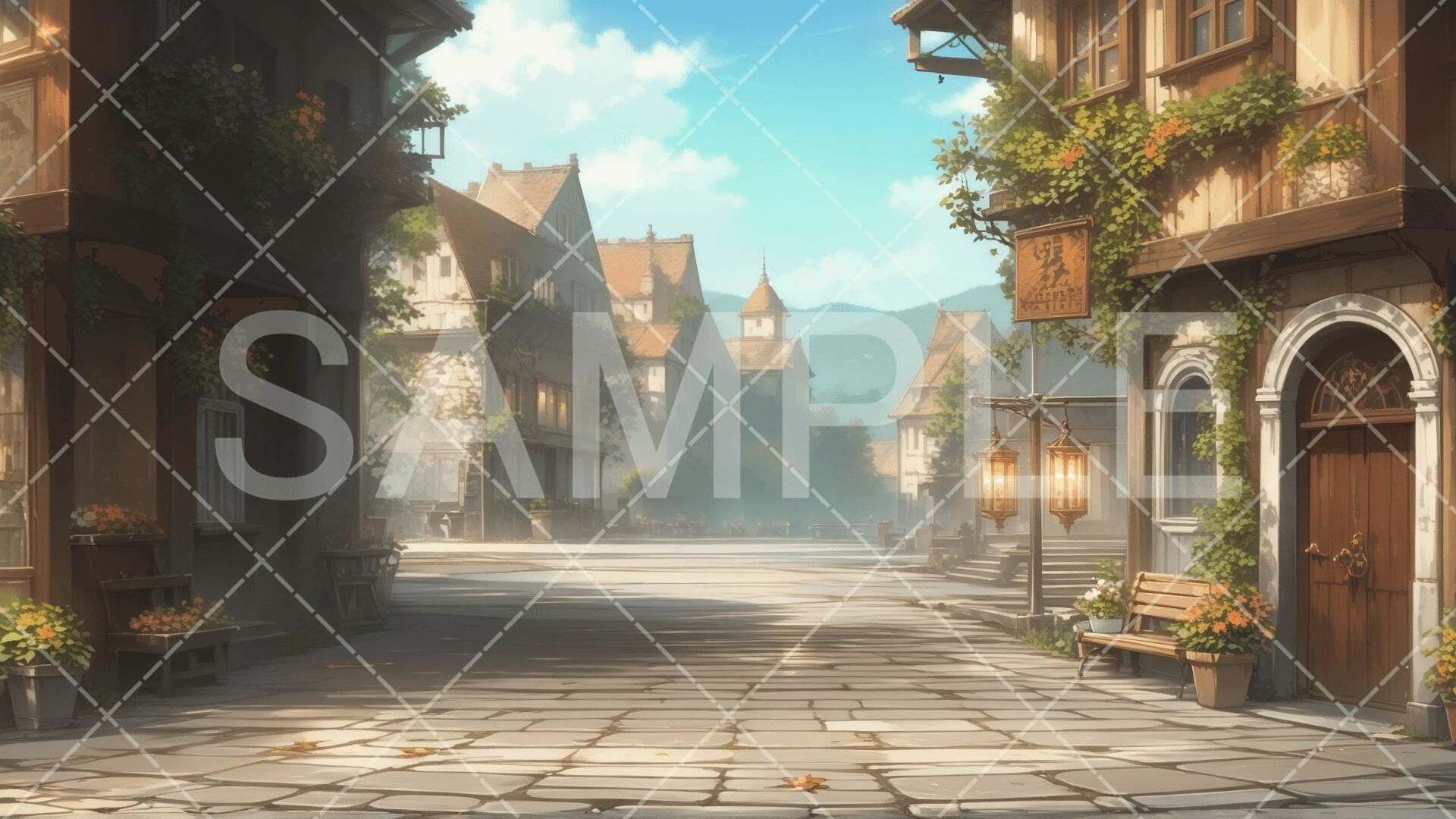 サンプル画像1:【背景素材集】TRPG・ADV向け素材（10セット分:30枚）［005］(テラシュールウェア) [d_520429]