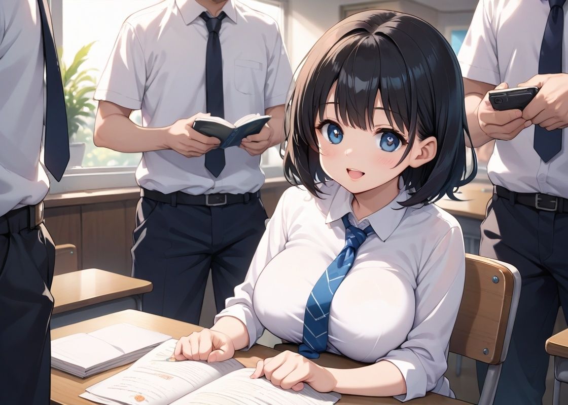 サンプル画像1:実はクラスの肉便器(けいちゃみ) [d_520468]