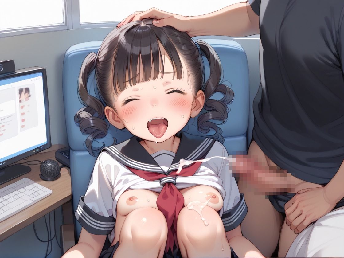 サンプル画像5:生意気なロリ少女を黙らせて孕ませ〜貧乳メス○キ編(エッチなまりる) [d_520483]