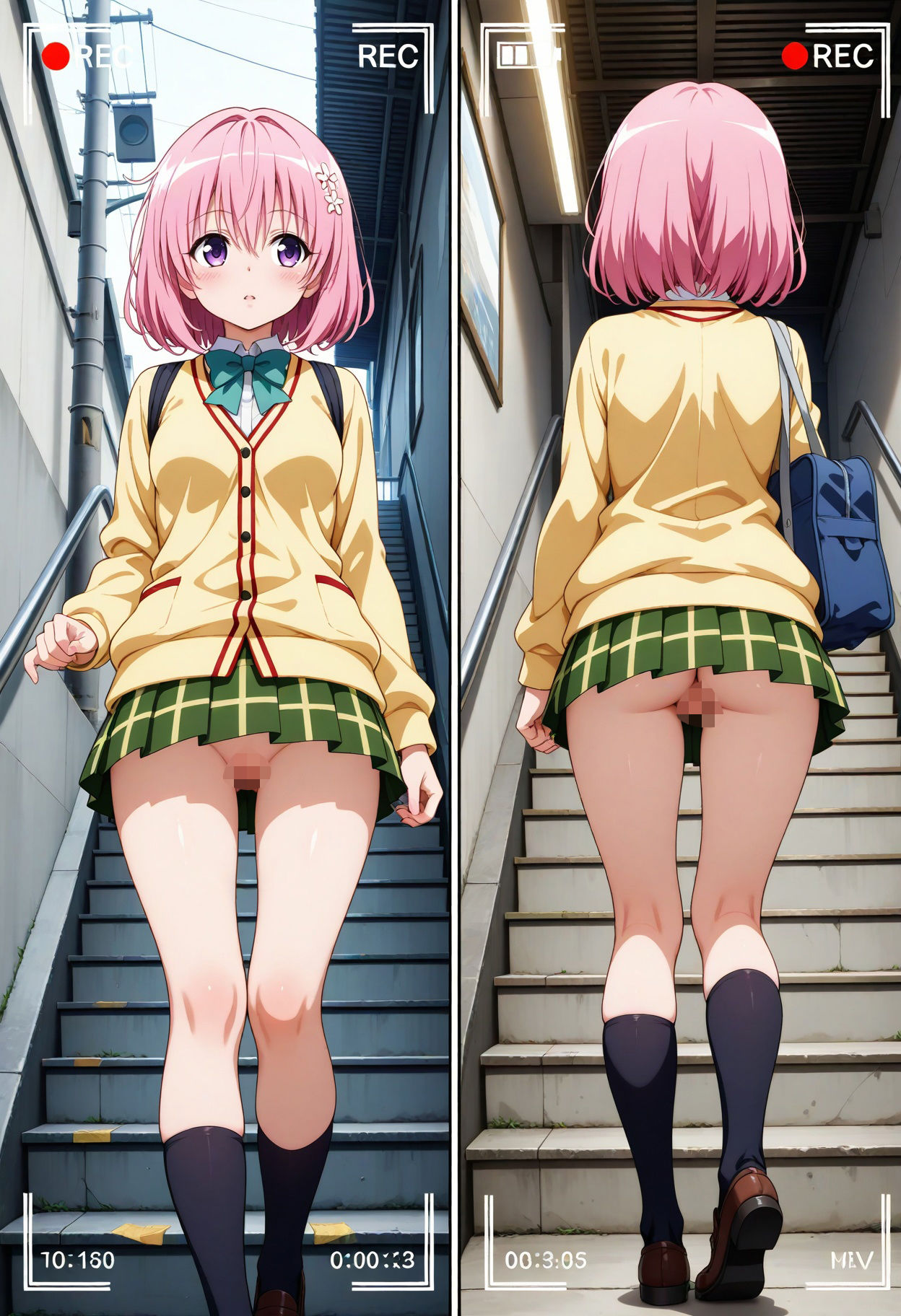 サンプル画像4:スカート内盗撮、野ション風2(Lunarith) [d_520526]