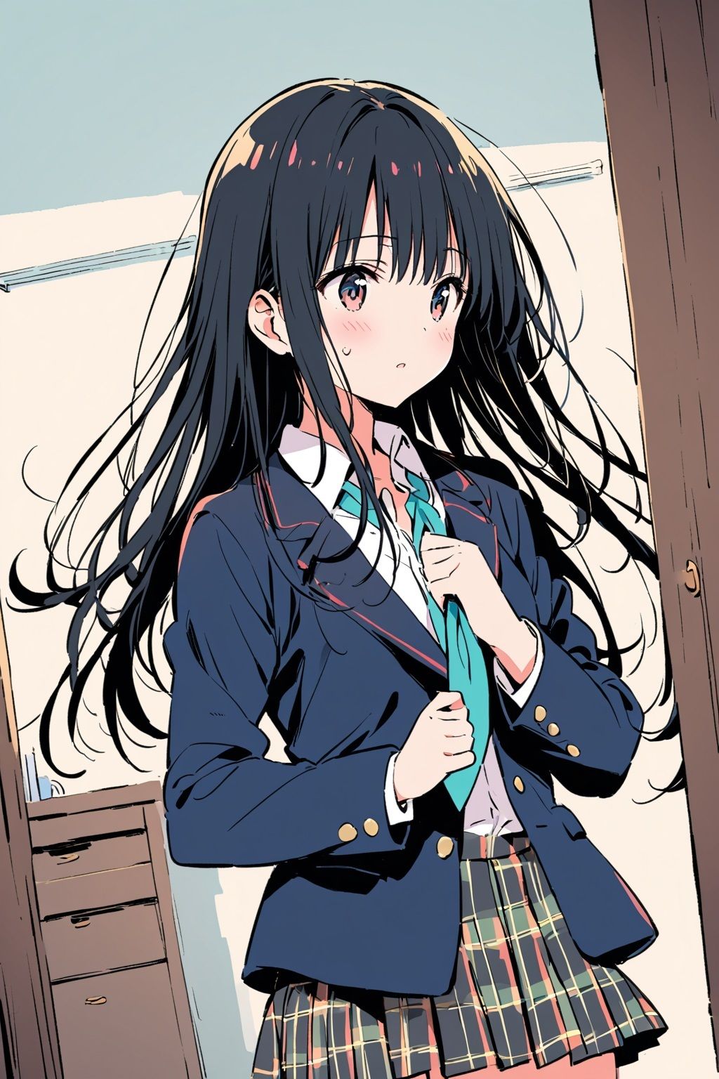 サンプル画像1:女子校生の日常風景-The daily life of a high school girl-(誉純一郎) [d_520604]