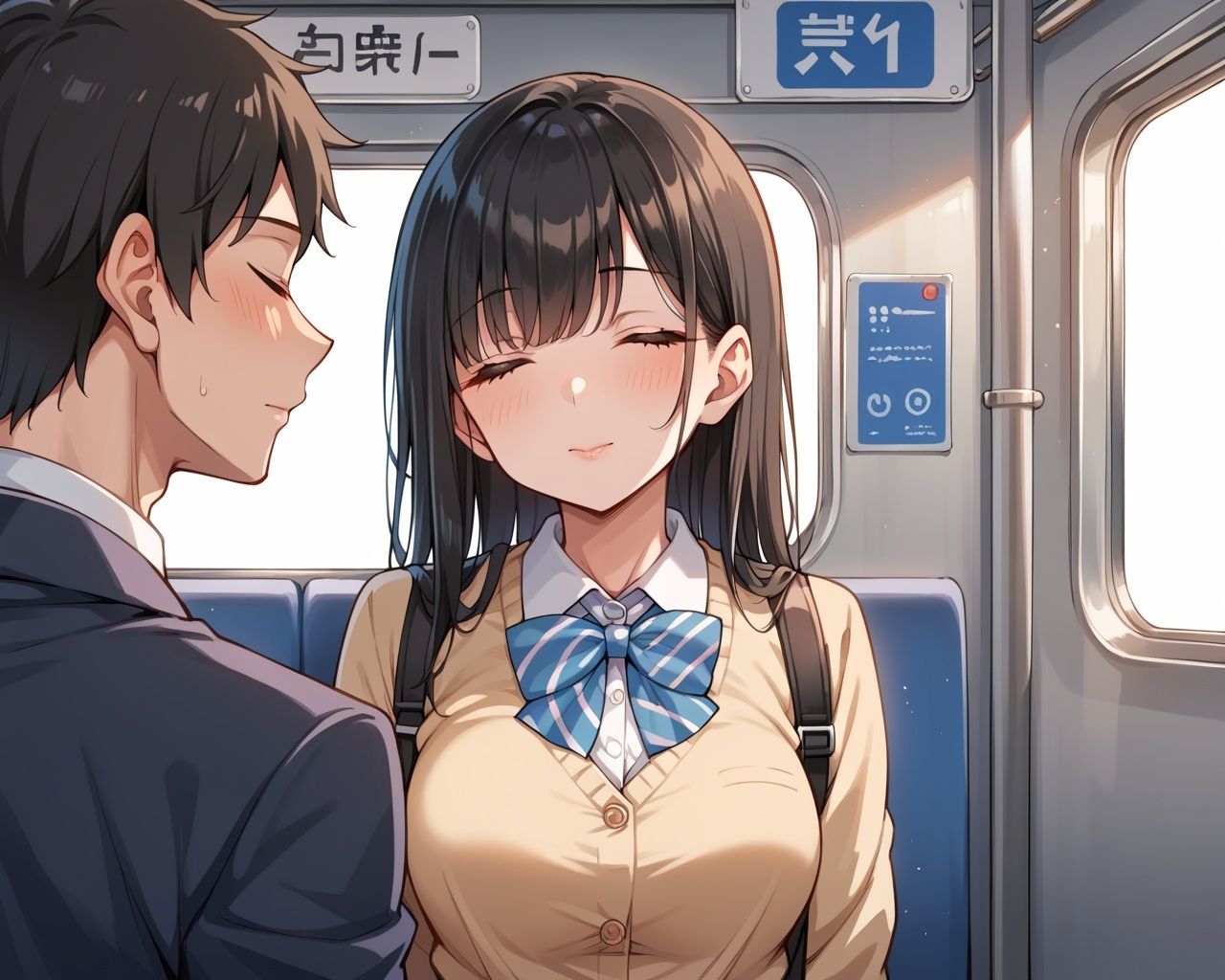 サンプル画像1:いつものあの娘と卑猥性活(あめりかん極太そーせーじ) [d_520805]