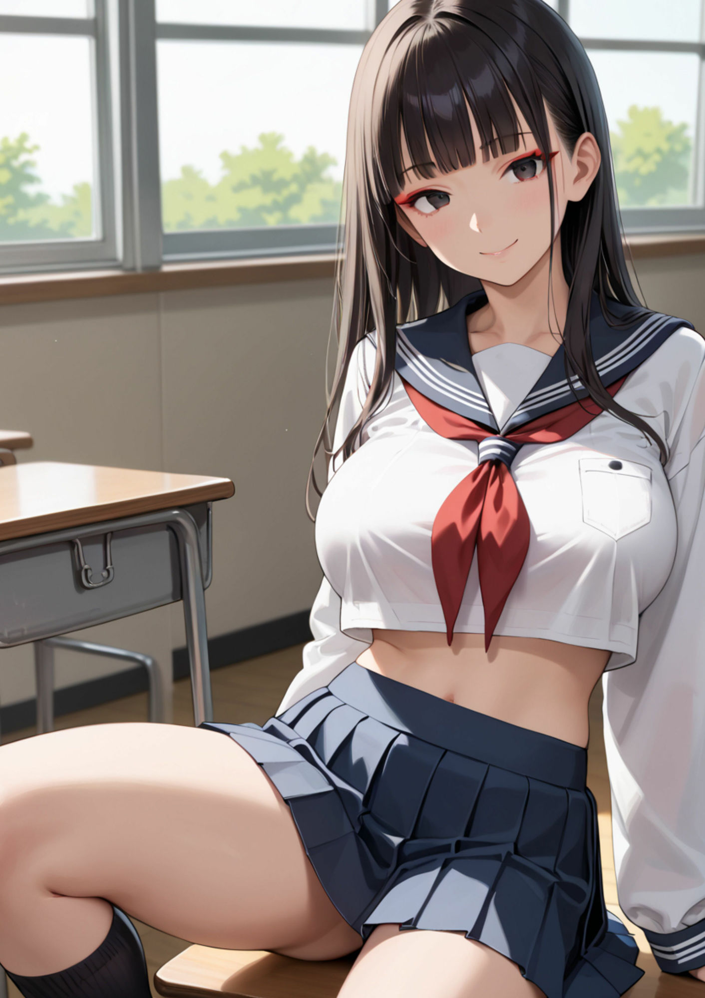 サンプル画像1:えちえちな女子●生 アヘ顔・WピースCG集(とくもりロブスター) [d_520836]