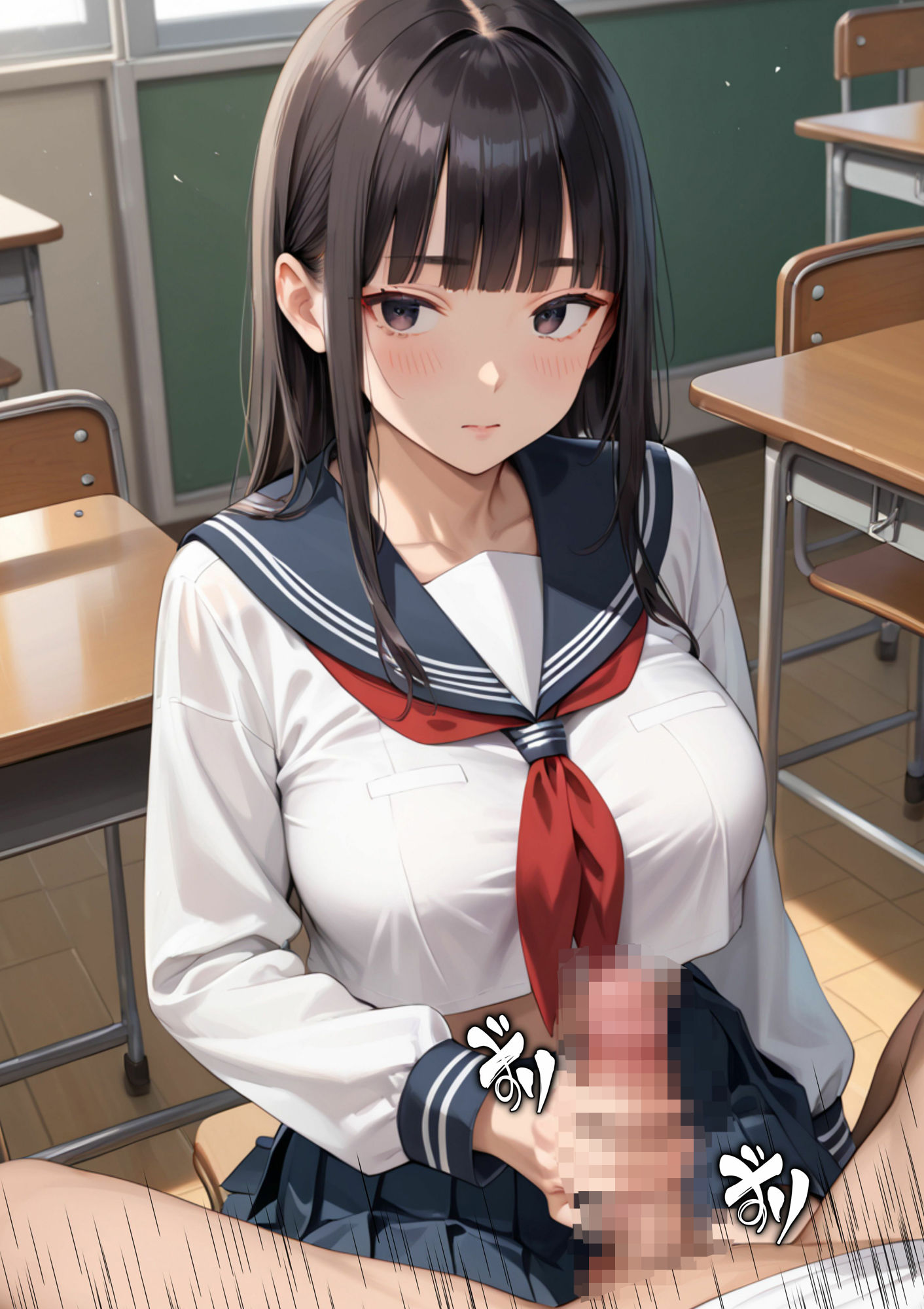 サンプル画像2:えちえちな女子●生 アヘ顔・WピースCG集(とくもりロブスター) [d_520836]