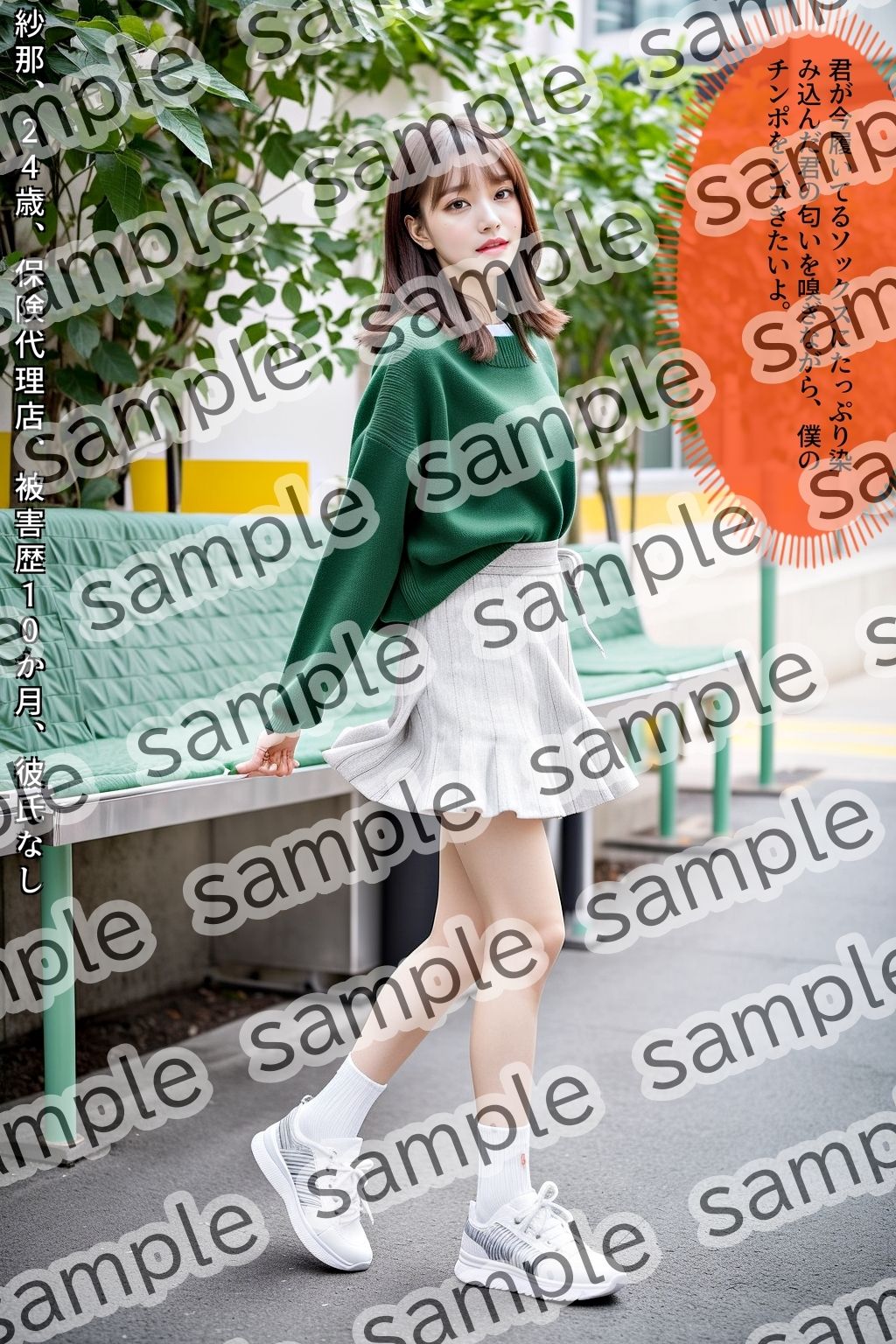 サンプル画像2:ストーカー盗撮〜スニーカーソックス編〜 vol.2(あらぶるま18＋) [d_520888]