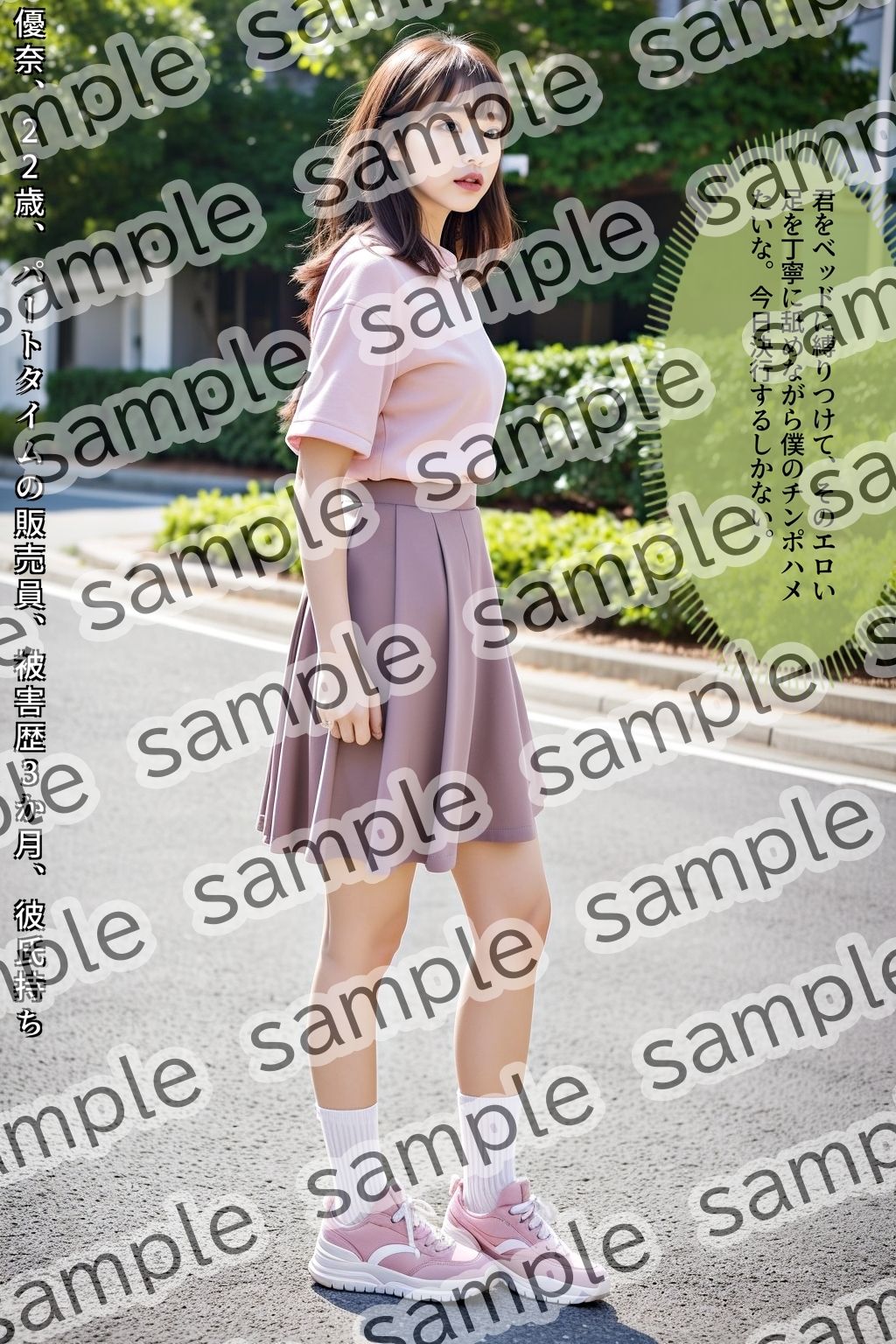 サンプル画像5:ストーカー盗撮〜スニーカーソックス編〜 vol.2(あらぶるま18＋) [d_520888]