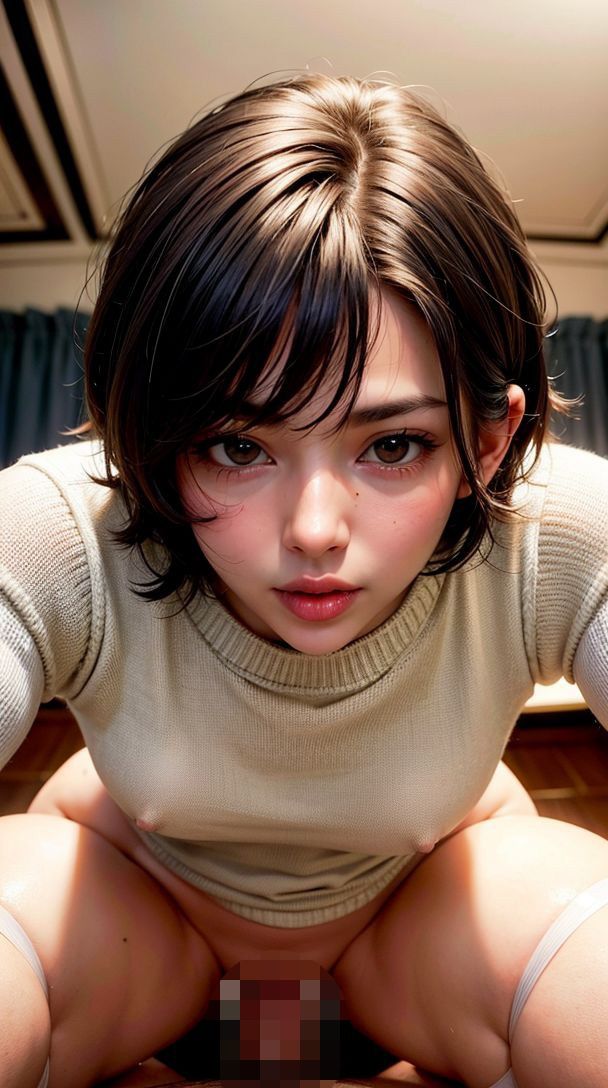 サンプル画像2:フェチ 着衣セックスセーター1(エロヒツジ) [d_520925]